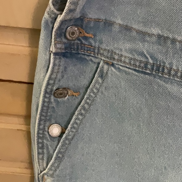 OLD NAVY OVERALL shorts Size XL Denim Light Wash Blue NWT 100% Cotton - Picture 6 of 7